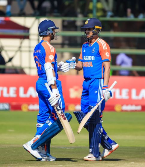 Yashasvi Jaiswal's and Subhman Gill 4th T20I vs Zimbabwe 