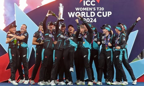 New Zealand women's team lifted the T20 World Cup