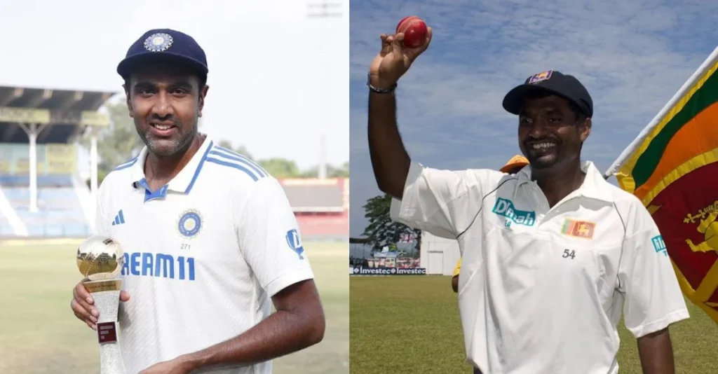 Ashwin vs Muralitharan