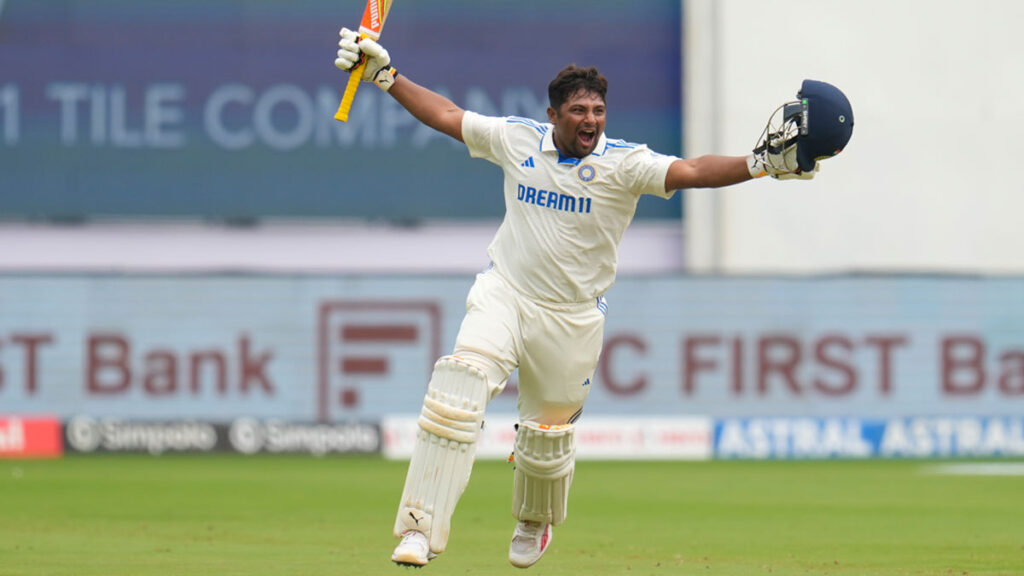 Sarfaraz Khan's maiden Test century